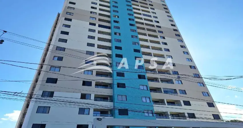 Apartamento com dois quartos, sendo um suíte, sala 02 ambientes, banheiro social, cozinha com armári