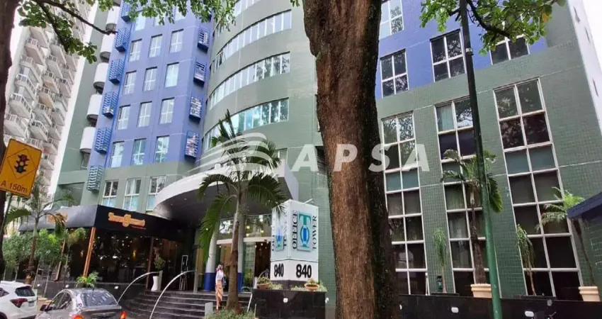 Excelente sala comercial no condomínio office tower - na prestigiada barra da tijuca. com excelente
