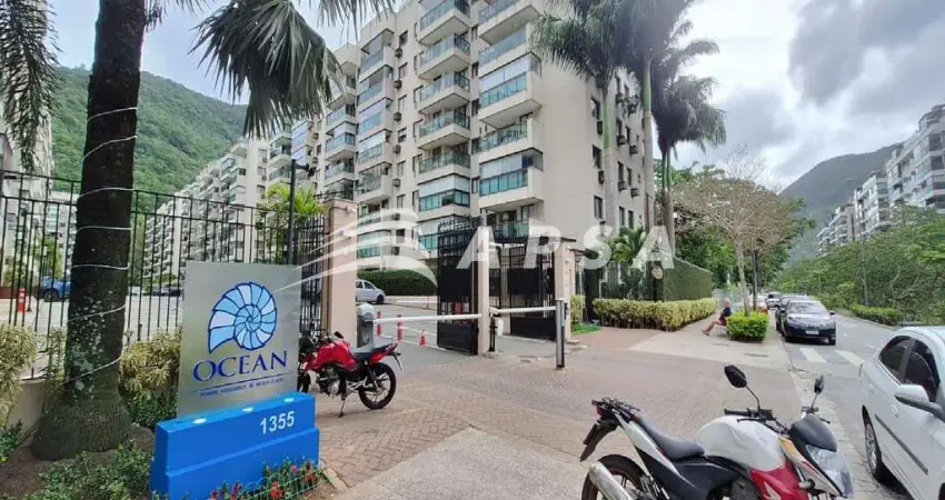 Lindo apartamento, para locação, no condomínio ocean pontal residence, recreio dos bandeirantes. com