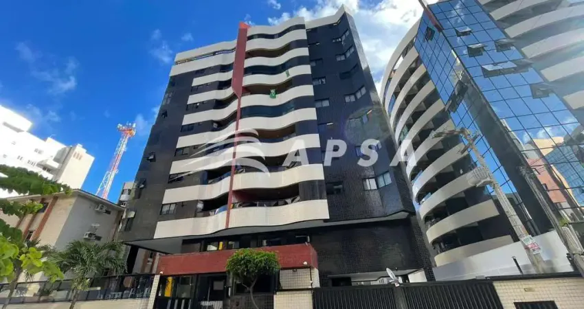 Apto com sala ampla, varanda, 03 quartos, sendo 02 suítes, wc social reversível, cozinha, armários,