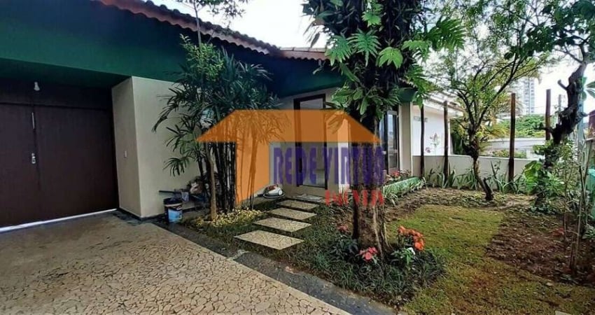 VENDE - CASA TÉRREA - 3 DORMS. 1 SUÍTE 6 VAGAS - CAXINGUI -