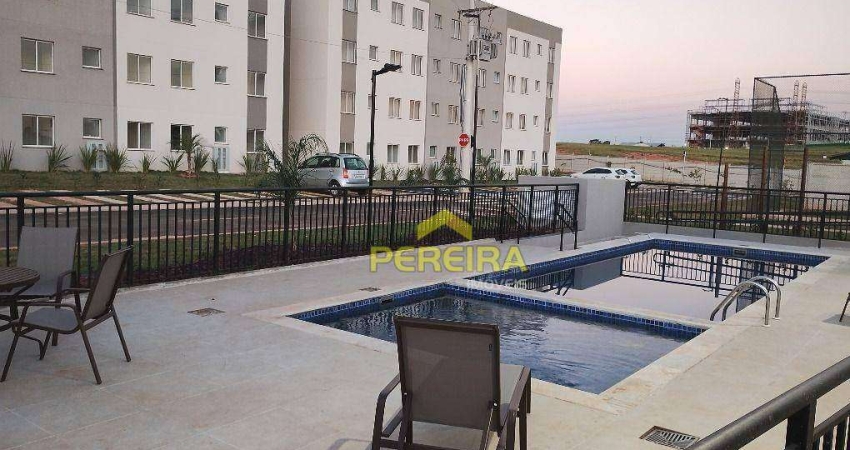 Apartamento com 2 dormitórios, 44 m² - venda por R$ 235.000,00 ou aluguel por R$ 1.400,00/mês - Parque Orestes Ôngaro - Hortolândia/SP