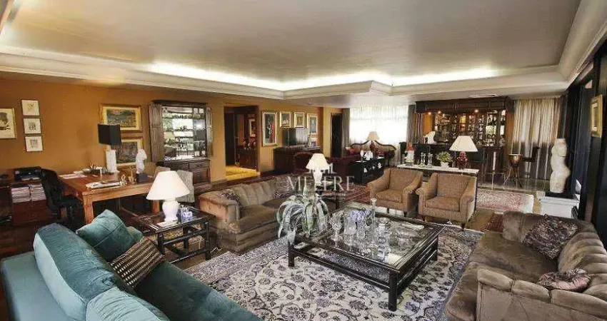 Apartamento com 3 dormitórios à venda, 425 m² por R$ 3.750.000,00 - Cabral - Curitiba/PR