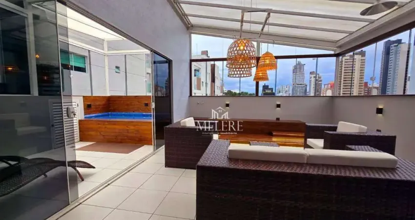 COBERTURA MARAVILHOSA PERFEITA NO CHAMPAGNAT COM PISCINA AQUECIDA r$ 1.350.000,00