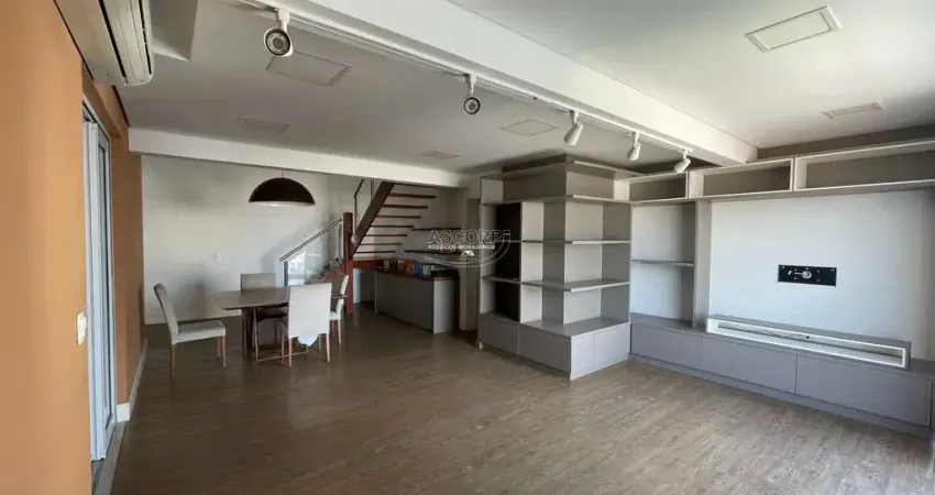 Apartamento cobertura para alugar no edifício bellagio, jardim elite, piracicaba.