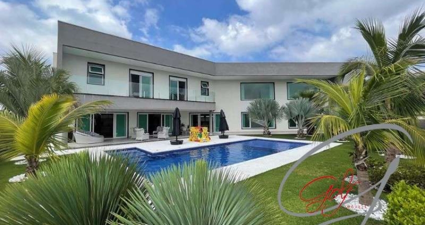 Casa de 883,58m² no Condomínio São Paulo II - com  4 suítes, LINDA, MODERNA E IMPECÁVEL! Gourmet, piscina! NOVA!
