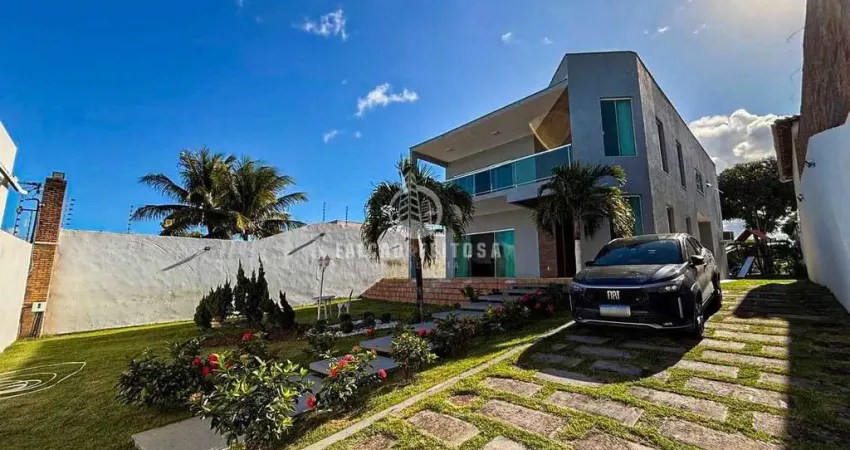 Casa para Venda em Camaçari, Coqueiros de Arembepe (Abrantes), 4 dormitórios, 4 suítes, 5 banheiros, 5 vagas