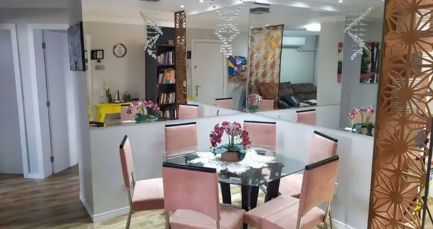 Apartamento semimobiliado com 1 suíte + 2 quartos, bairro baependi