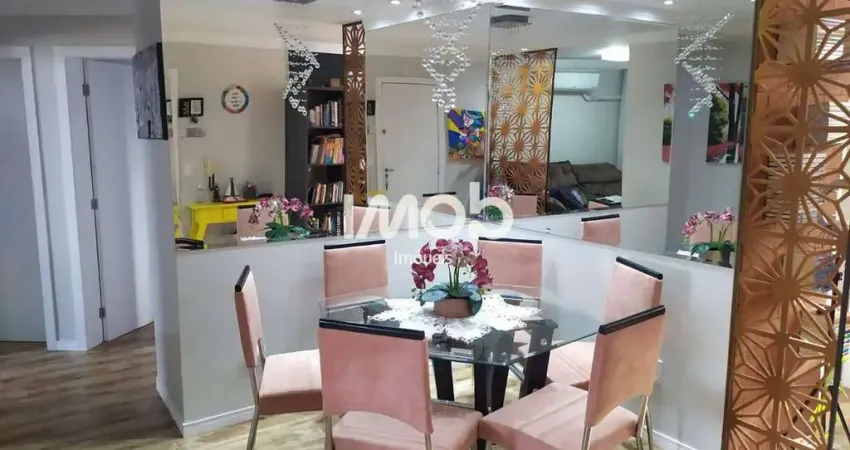 Apartamento semimobiliado com 1 suíte + 2 quartos, bairro baependi