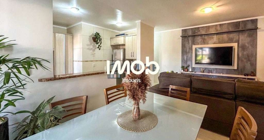 Apartamento semimobiliado 1 suíte + 2 quartos, Nova Brasília