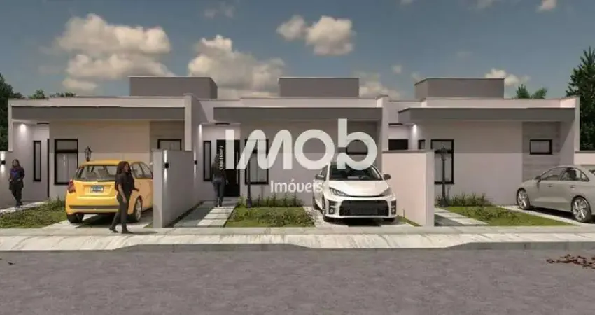 Casa geminada com 1 suíte + 2 quartos, corticeira - guaramirim