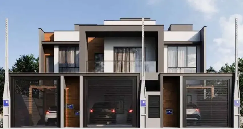 Casa geminada com 1 suíte + 2 quartos, três rios do norte - jaraguá do sul