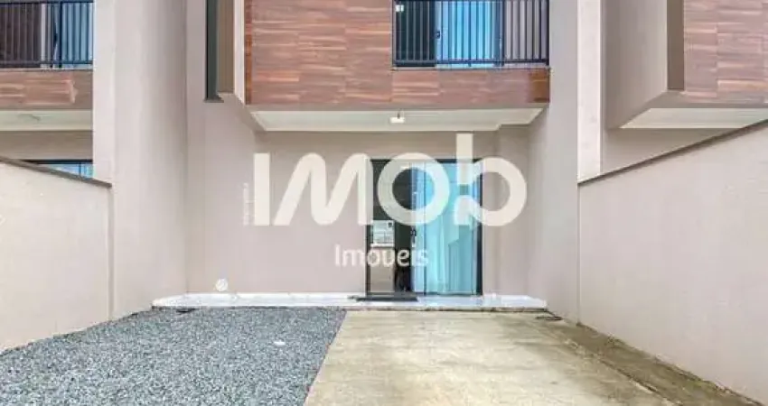 Casa geminada com 1 suíte + 2 quartos, bananal do sul - guaramirim