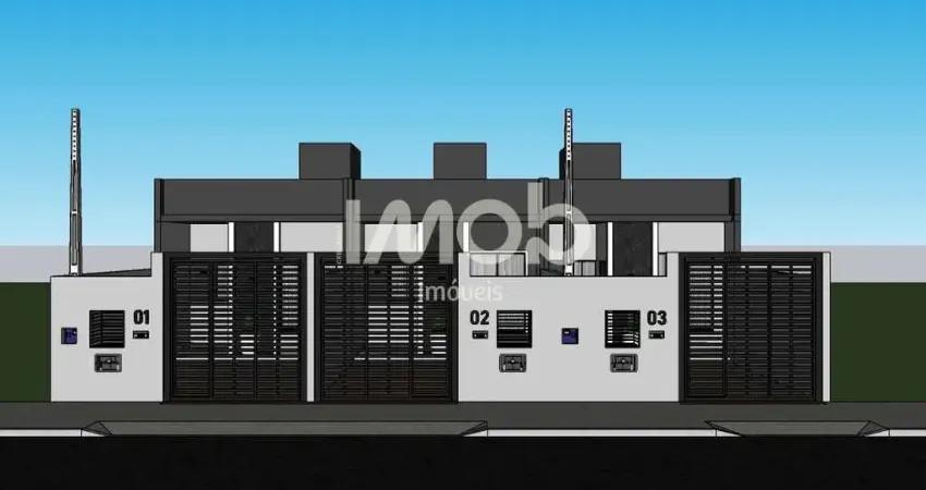 Geminado térro com dois quartos, bairro escolinha - guaramirim.