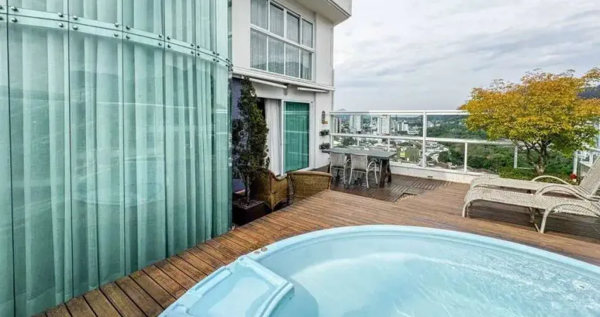 Cobertura duplex com 3 suítes e terraço no centro de jaraguá do sul