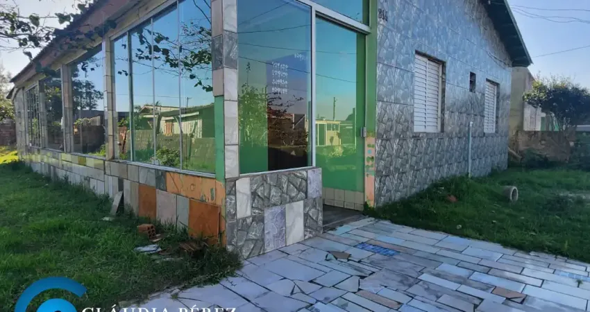 Casa na agostinho rocha em balneário pinhal centro, bairro de moradores