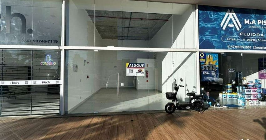 Excelente sala comercial de 33,52m² disponível para locação anual no bairro Itacolomi, Balneário Piçarras/SC