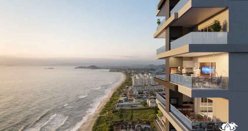 Residence Barra View Frente Mar com 3 Dormitórios e Lazer Completo na Praia do Tabuleiro em Barra Velha