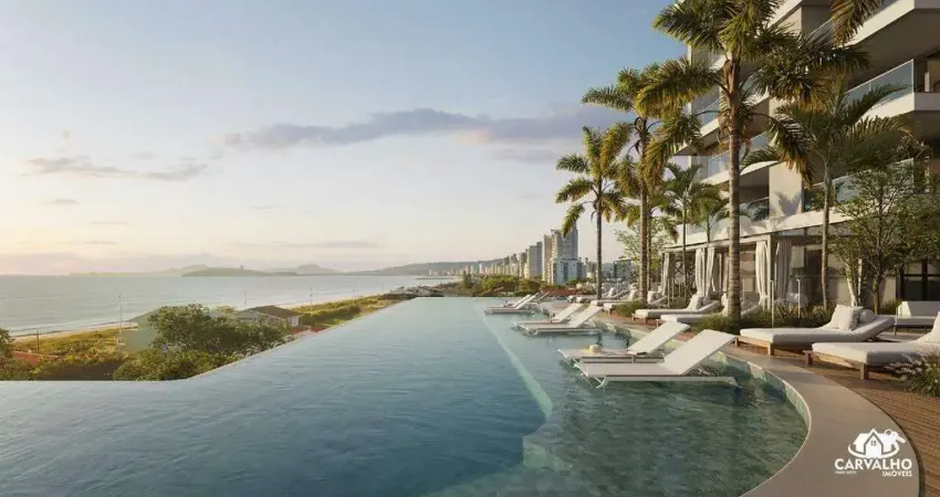 Cobertura Frente Mar com 4 Suítes no Gold Coast Vetter em Balneário Piçarras SC Vista Permanente da Orla