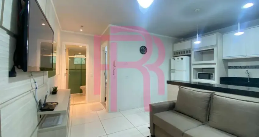 Apartamento mobiliado, 01 dormitório para locação anual na praia brava