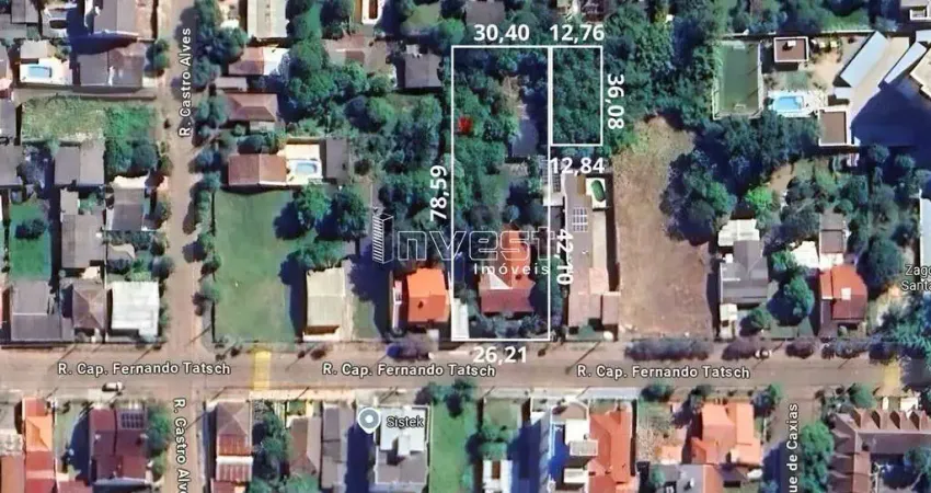 Terreno de 2.799m² com casa de 3 dorm em boas condições