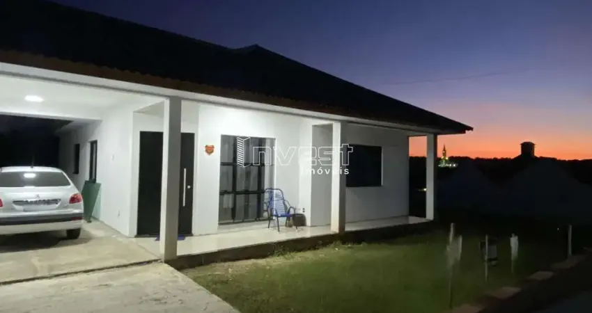 CASA SEMINOVA 131M2 COM 03 DORMITÓRIOS 1 SUITE LINHA SANTA CRUZ EM SANTA CRUZ DO