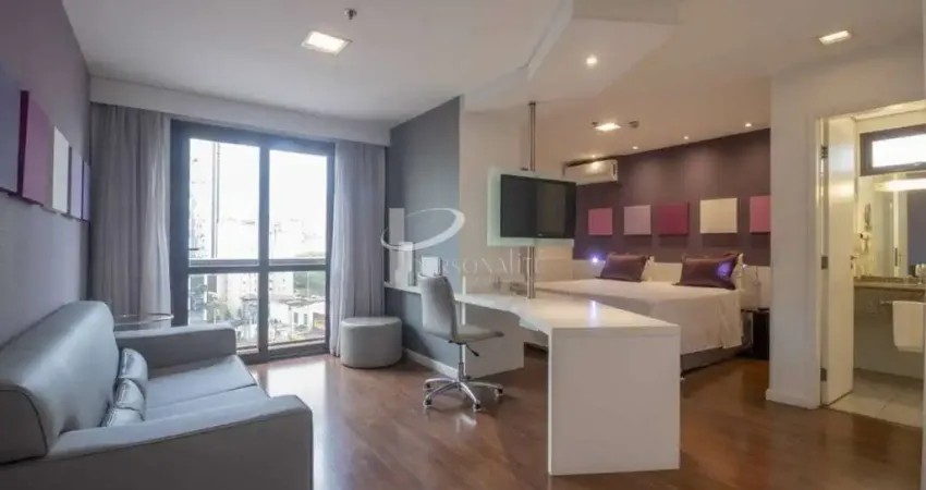 Flat, 33,63 m2, mobiliado, 1 dormitório, 1 banheiro e 1 vaga, para venda, vila mariana.