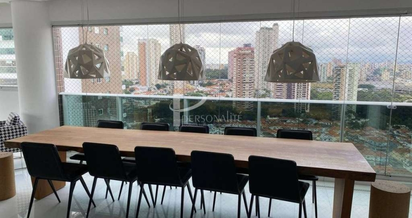 Apartamento, 184m2, 3 quartos, 4 vagas, Condomínio Porto Real, Vila Regente Feijó-SP