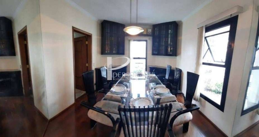 Apartamento, 218 m², 3 quartos, 3 vagas, Vila Regente Feijó-SP