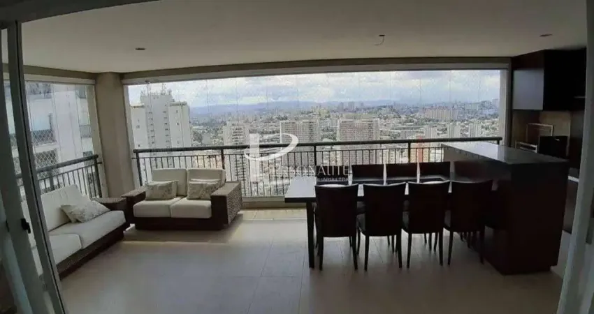 Apartamento 03 Quartos, 03 Banheiros e 03 Vagas de Garagem para Locação no Condomínio Splendor com 192m². Tatuapé - São Paulo - SP.