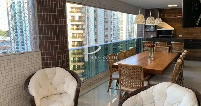Apartamento à Venda no Edifício Porto Real, com 184m² 03 Suítes, Varanda Gourmet e 04 Vagas De Garagem. Jardim Anália Franco - São Paulo - SP.