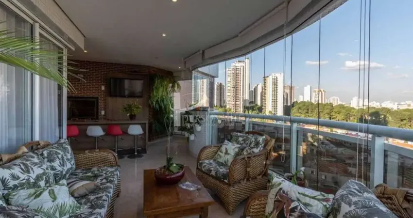 Apartamento mobiliado à venda com 200m², 3 suítes e 5 vagas, jardim anália franco, são paulo