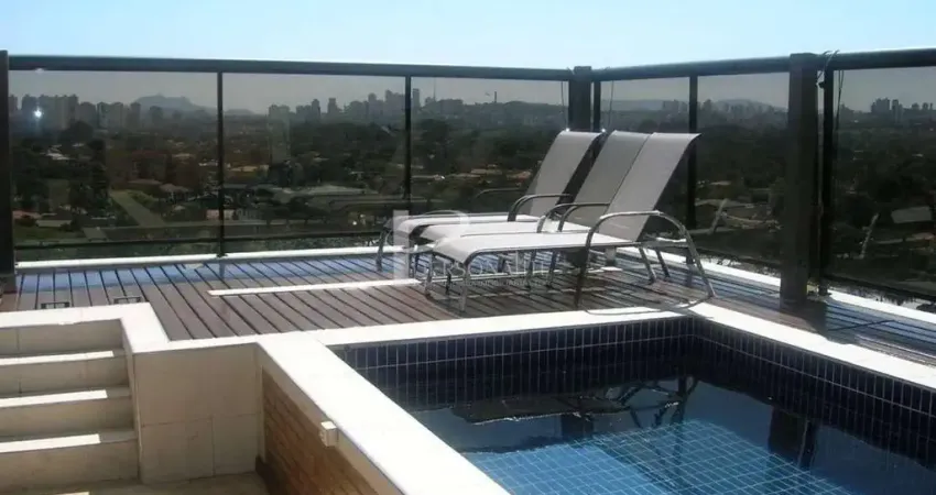 Cobertura 390 m2, piscina, sauna,  solarium, 03 suítes, 04 vagas, vista panorâmica!! à venda, butant