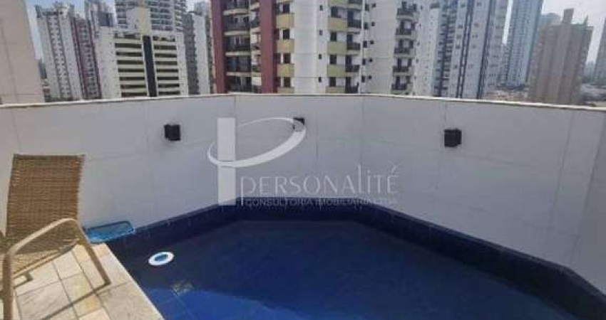Cobertura duplex, 174 m2, terraço gourmet, piscina, 3 dormitórios, 1 suíte, 3 vagas, para venda, Jardim Anália Franco.