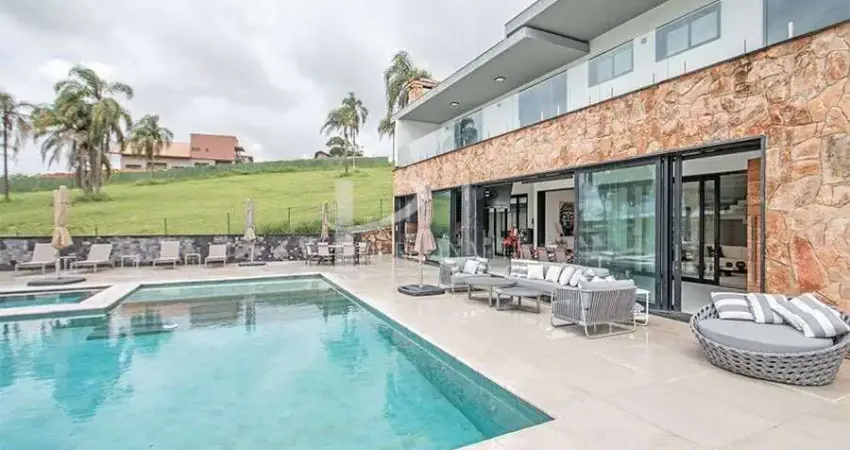 Casa cond. fazenda dona carolina, 1.200 m2, 7 suítes, 2 vagas, para venda, itatiba - sp.