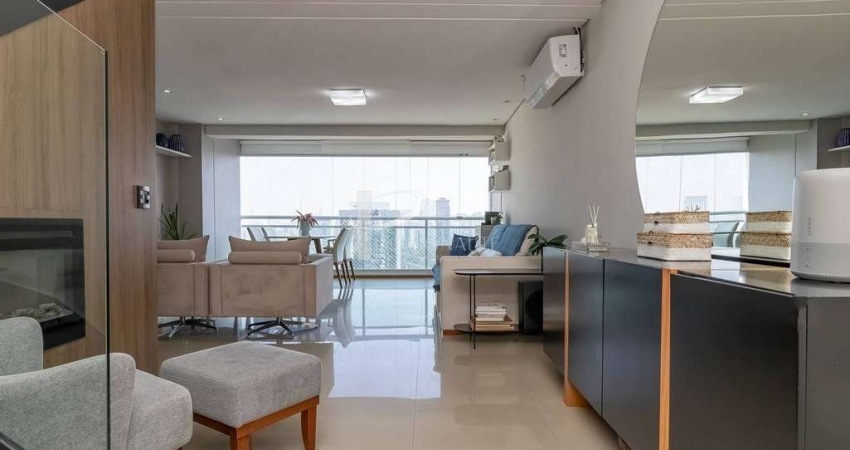 Cobertura mobiliada, 154 m², 2 dormitórios sendo 2 suítes, 3 vagas, para venda, Brooklin.