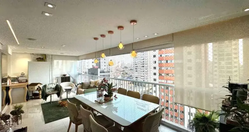 Apartamento à venda no terraças tatuapé com 137m², 3 suítes, varanda gourmet e 2 vagas de garagem.