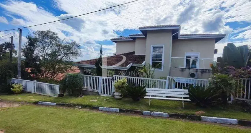 Casa de condomínio com 6 quartos, parque rio abaixo - atibaia