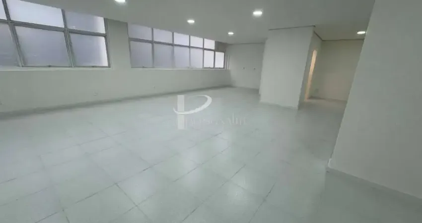 Conjunto comercial, 195 m2, reformado, vão livre, 5 banheiros, 2 vagas, para locação, bela vista.