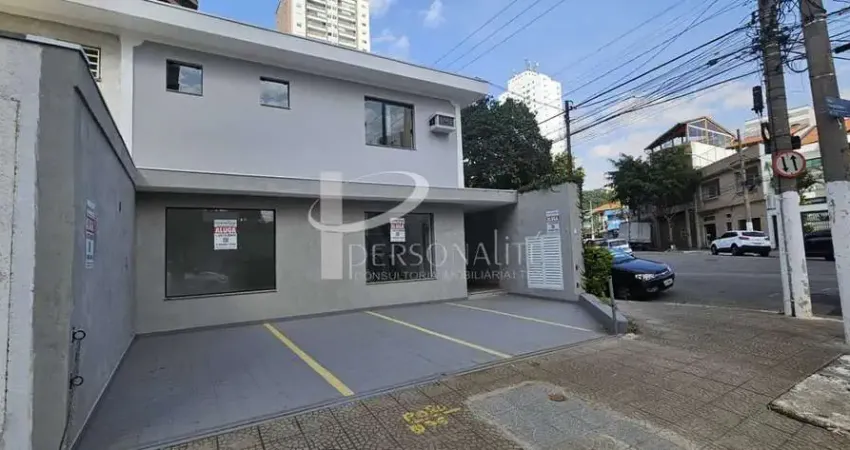 Sobrado comercial reformado de esquina para locação no tatuapé - 250m² com 5 vagas de garagem