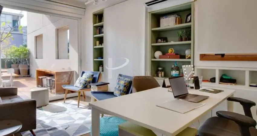 Conjunto comercial, 178 m2, mezanio, terraço, copa, 2 banheiros, 5 vagas, para venda, vila madalena.