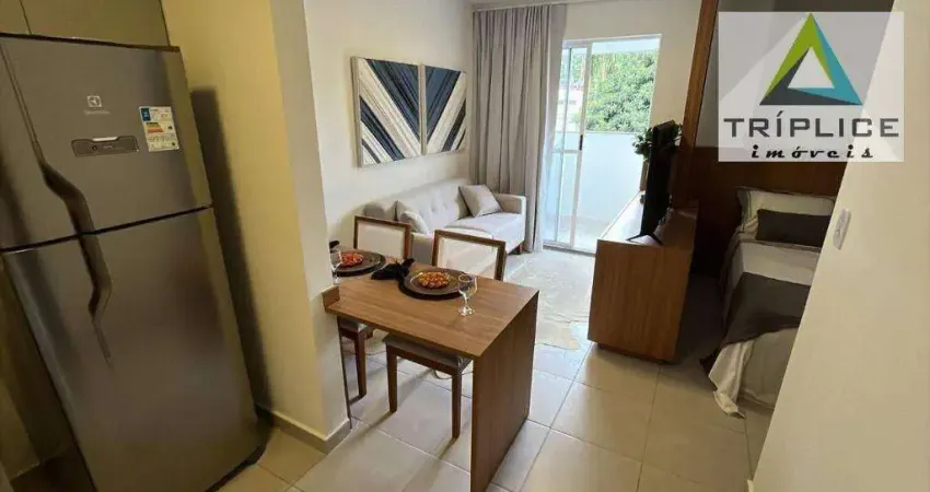 Srudio decorado à venda! com varanda, vaga e lazer no terraço. localização privilegiada a apenas 350m da ufjf! oportunidade!