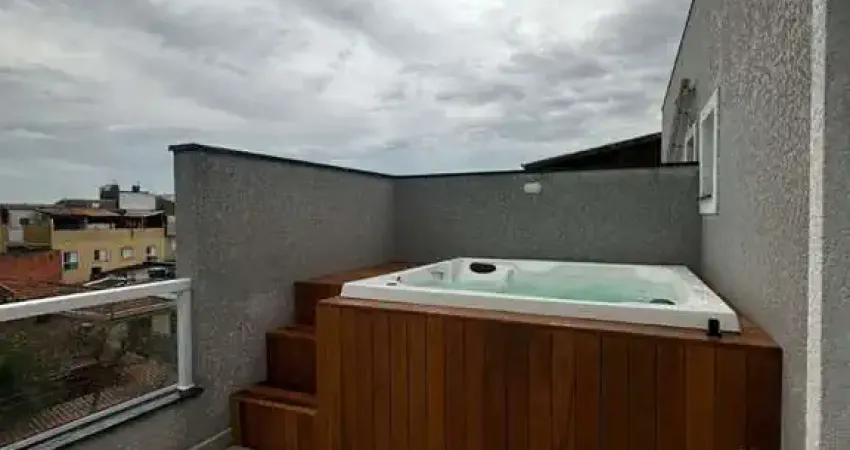 Cobertura com 2 quartos para alugar na Rua Elza, 115, Vila Linda, Santo André