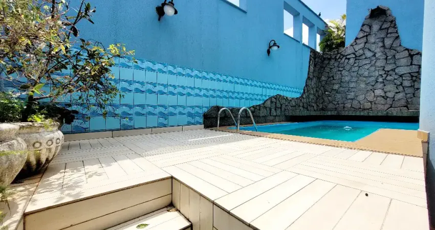 Cobertura Triplex de Alto Padrão na Ponta da Praia, Santos/SP – 4 Suítes, Piscina, Espaço Gourmet e 3 Vagas