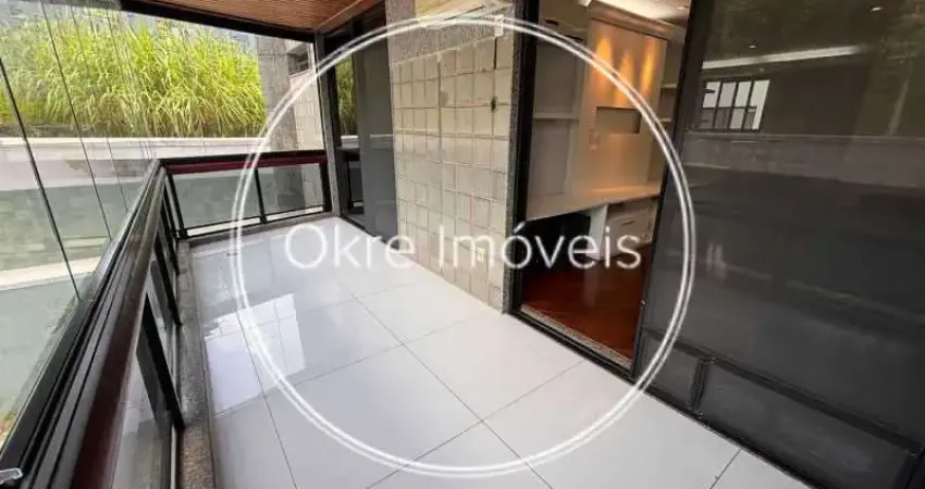 Oportunidade, apartamento com varanda, vista cristo e silencioso, leblon!