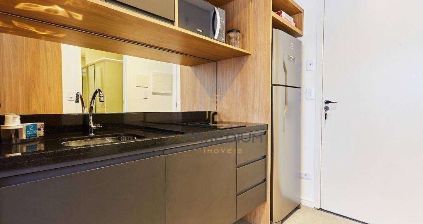 Studio com 1 dormitório , 100% mobiliado.  à venda, 18 m² por R$ 299.990 - Rebouças - Curitiba/PR