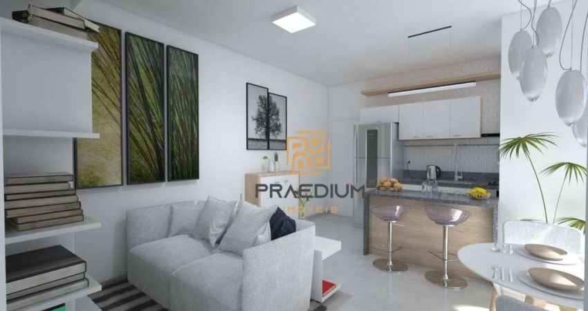 Apartamento com 2 dormitórios à venda, 71 m² por R$ 364.000 - Fazendinha - Curitiba/PR