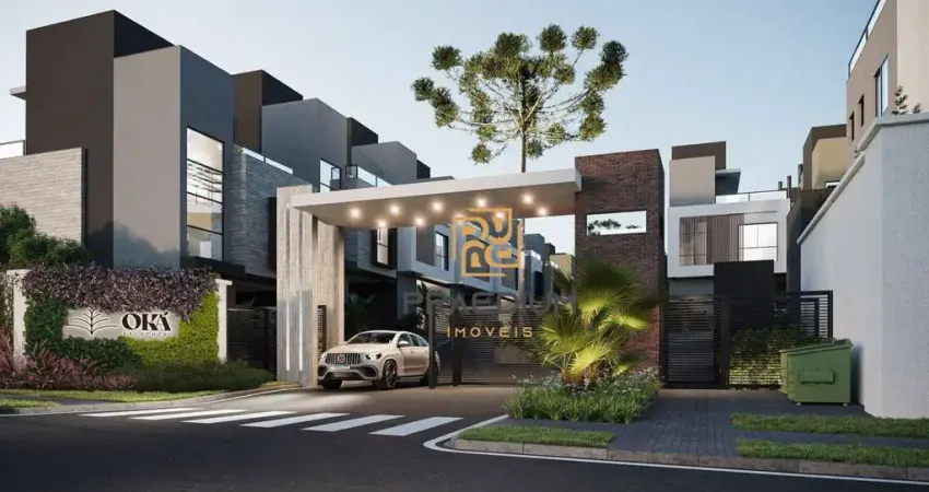 Sobrado com 3 dormitórios à venda, 211 m² por R$ 1.697.587,55 - Bacacheri - Curitiba/PR