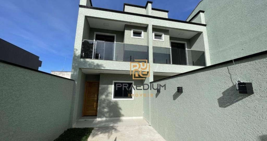 Sobrado com 3 dormitórios à venda, 84 m² por R$ 550.000 - Sítio Cercado - Curitiba/PR