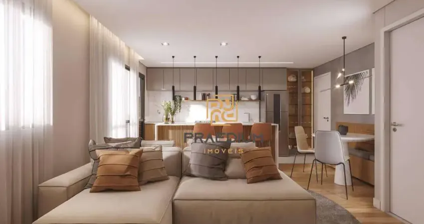 Apartamento com 2 dormitórios à venda, 44 m² por r$ 367.352,00 - capão raso - curitiba/pr